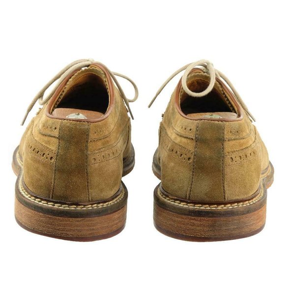 MR. B\'s for ALDO Oxfords Dress Shoes Suede Wingtip Sz. 10.5 Light Brown Leather main image 5